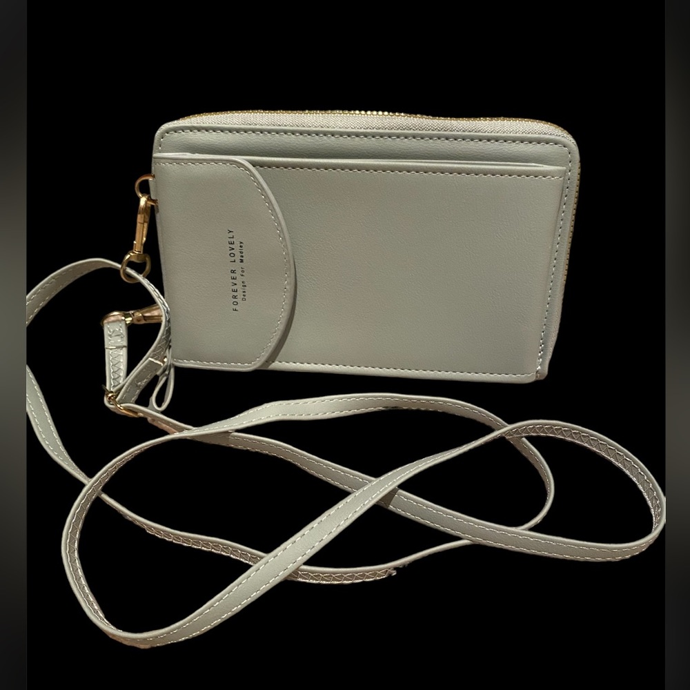 Light Gray Cell Phone Purse